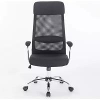 Компьютерное кресло Brabix Flight EX-540 для руководителя, обивка: текстиль, цвет: черный тканевый