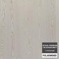 Паркетная доска Polarwood Однополосная Ясень Премиум Dover 138, доска 2.2м2