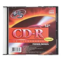 Лазер диск VS CD-R 700МБ 52x Slim PRINT - 1 шт