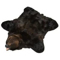 0042519 Ковер из шкуры бурого медведя (на подкладке) длина 200*170 см