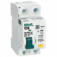 Schneider Electric Дифавтомат 2Р 20А C 30мА 4,5кА ДИФ-103 Schneider Electric DEKraft