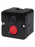 Пост кнопочный ПКЕ 722 У2, красная и черная кнопки, IP54 TDM (Упаковка 5шт) SQ0742-0026