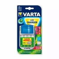 VARTA Зарядное устройство VARTA LCD Charger + аккумуляторные батареи 4AA 2600 mAh R2U