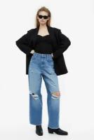 мешковатые высокие джинсы 90-х годов - голубой - 40
