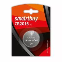 Литиевый элемент питания Smartbuy CR2016/1B - 1шт