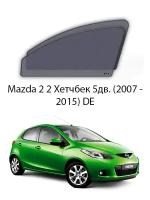 Каркасные автошторки на передние окна Mazda 2 2 Хетчбек 5дв. (2007 - 2015) DE