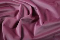 Ткань хлопковый бархат розово-сиреневого цвета с эластаном