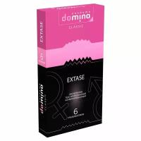 Domino Презервативы с точками и рёбрышками DOMINO Classic Extase - 6 шт