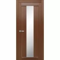 Дверное полотно остекленное Сардиния Каштан 2000х900