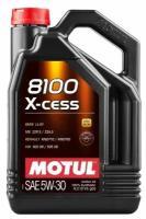 Синтетическое моторное масло Motul 8100 X-cess 5W30, 5 л