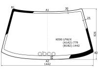 Стекло Лобовое Toyota Corolla Ee90 3/4/5d 87-91 XYG арт. KE90 LFW/X