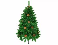 Искусственная ель триумфальная с шишками, хвоя - PVC, 1.2 м, CRYSTAL TREES KP8512