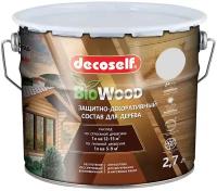 Декоселф декоративная пропитка по дереву махагон (2,7л) / DECOSELF Biowood защитно-декоративный антисептик для дерева махагон (2,7л)