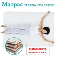 Ортопедический матрас ASKONA Cardio серия Terapia New, с зональным пружинным блоком, 160х200 см