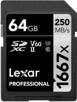 Карта памяти Lexar Professional 1667x 64 ГБ SDXC