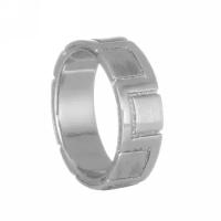 Серебряное кольцо серебряное родированное, размер 16