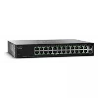 Cisco SB SG112-24-EU Коммутатор 24-портовый, гигабитный Cisco SG112-24 COMPACT 24-port Gig Switch-2 Mini-GBIC Ports