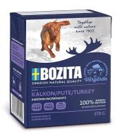 Bozita Кусочки в желе для собак с индейкой 82021, 0,37 кг, 57385 (3 шт)