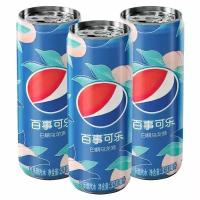 Газированный напиток Pepsi Peach Oolong со вкусом персика и чая Улун (Китай), 330 мл (3 шт)