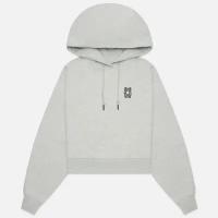 Женская толстовка Puma Pivot Cropped Basketball Hoodie серый, Размер L