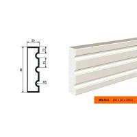 Фасадный декоративный молдинг Лепнинапласт МВ-80/3