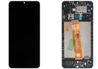 Дисплейный модуль с тачскрином для Samsung Galaxy A12 Nacho (A127F) (черный)