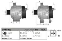 Генератор Denso арт. DAN1052