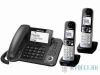 Радиотелефон с двумя трубками Panasonic KX-TGF3102