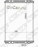 SAT Радиатор FREIGHTLINER CENTURY \COLUMBIA 97-