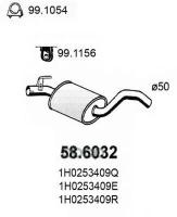 Глушитель (Средняя Часть) ASSO арт. 58.6032