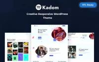 Шаблон Wordpress Kadom - Creative Responsive Theme WordPress