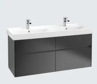 Тумба под раковину Villeroy&Boch COLLARO C013L0PD black matt