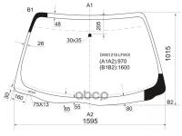 Стекло Лобовое Ford Taurus 4/5d Sed/Wgn 96-01 XYG арт. DW01218 LFW/X