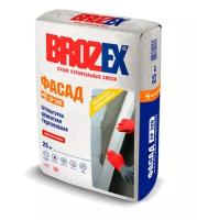 Штукатурка цементная Brozex СР-320 Фасад гидрофобная 25 кг, шт