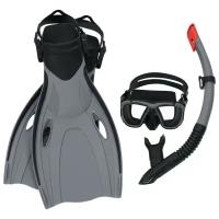Bestway Набор для плавания Inspira Pro Snorkel Set, размер S/M (маска,трубка,ласты) 25044