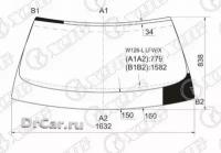 XYG Стекло лобовое MERCEDES-BENZ S-CLASS W126 80-91