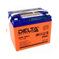 Аккумулятор тяговый Delta DTM 1233 i (12В 33 Ач) AGM