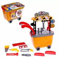 WOOW TOYS Игровой модуль «Мастерская на колесах», тележка, 27 деталей