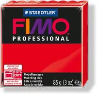 Полимерная глина FIMO Professional 200 (чисто-красный) 85г