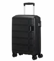 Чемодан на колесах American Tourister Summer Splush ручная кладь, 55 см, черный