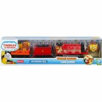 Паровозик моторизованный с маской животного Thomas and Friends Трек-мастер Джеймс-лев GLK72