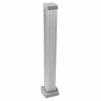 Legrand (Легранд) Мини-колонна алюминиевая Snap-On с крышкой из алюминия 1 секция, высота 0,68 м, цвет алюминий 653004