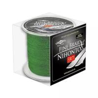 Mikado, Шнур Nihonto Fine Braid, 0.14, Green, 300м, 9.70кг