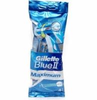Джилет / Gillette Blue2 Maximum - Одноразовые станки для бритья 4 шт