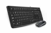 Клавиатура и мышь Logitech Desktop MK120 920-002561 black, USB, RTL