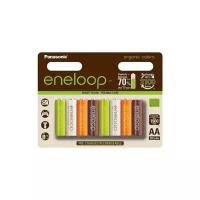 Аккумулятор Panasonic Eneloop Organic Colors (BK-3MCCE/8EE), АА, 1900mAh, 8шт, блистер