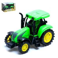 Машины спецслужб Без бренда Трактор инерционный «Сельскохозяйственный», цвет зелёный