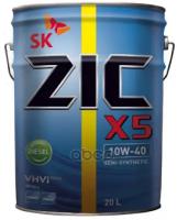 Zic Zic X5 Diesel 10W40 (20L)_Масло Мотор.!П/Синт Api Ci-4/Sl