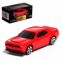 Автоград Машина металлическая DODGE CHALLENGER SRT DEMON, 1:64, цвет красный