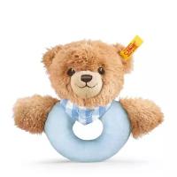 Погремушка Steiff Sleep Well Bear Grip Toy blue (Штайф Мишка Крепкий сон голубой 12 см)